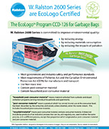 Ralston EcoLogo Program for Garbage Bags