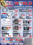 World Sound and Vision Newspaper Advertisement
