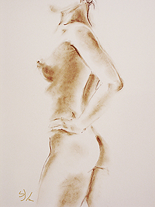 Stella Jurgen - Figure in Chalk