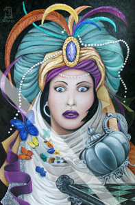 “Alacasandra”
Oil on Canvas 2ft x 3ft
Stella Jurgen ©1994