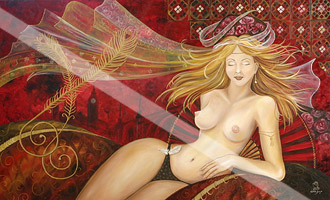 “Dreamer in London” - Oil on Canvas
6ft x 4ft
Stella Jurgen ©2005