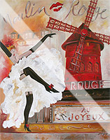 “Moulin Rouge”
Oil on Canvas 24