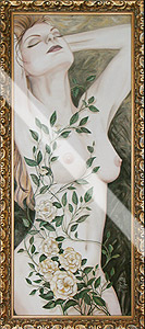 “Nature in Bloom”
Oil on Canvas 2ft x 5ft
Stella Jurgen ©1992