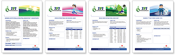 JPJ Innvations Product Sell Sheets