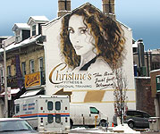 Christine's Fitness Hand Painted Mural, Yonge and Davenport