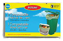 Ralston BIOSAK Compostable Bags for Kitchen Organics
