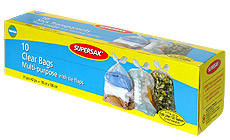 Supersak Clear Bags