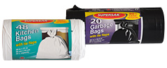 Supersak Kitchen and Garbage Bag Rolls