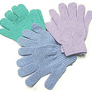 Bath Gloves - Product photography