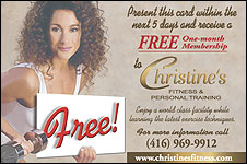 Christine's Fitness Postcard