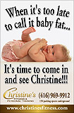 Christine's Fitness Sandwich Poster