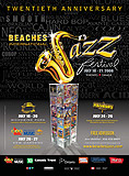 Beaches International Jazz Festival Poster 2008