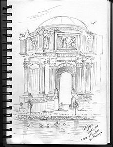 Stella Jurgen - Urban Sketch
San Francisco - Palace of Fine Arts
