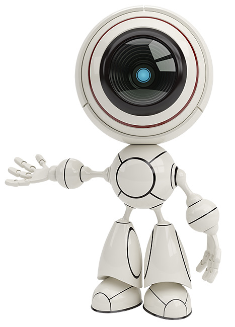 web developer social media robot