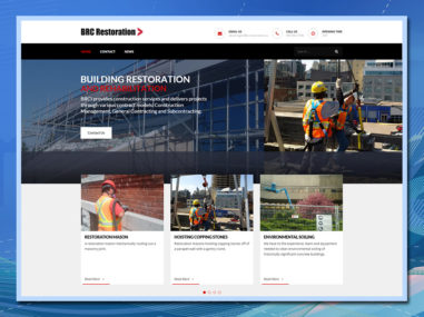 BRC Restoration, WordPress website, web design, website design, web development