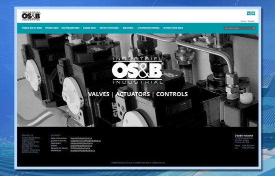 custom website design, HTML5 custom website, PHP web development, custom product website, manufacturing website