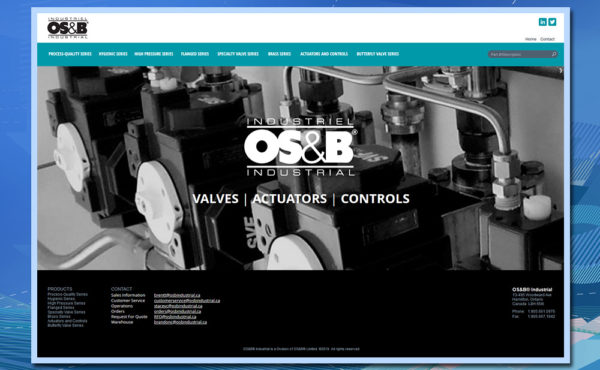 custom website design, HTML5 custom website, PHP web development, custom product website, manufacturing website