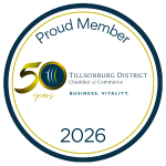Tillsonburg District Chamber of Commerce Digital 2026 Proud Member Badge