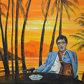 Al Pacino - Commissioned oil on canvas - Stella Jurgen