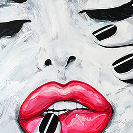 Besame Mucho - Acrylic on Canvas - Stella Jurgen - SOLD