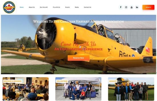 Canadian Harvard Aircraft Association Website