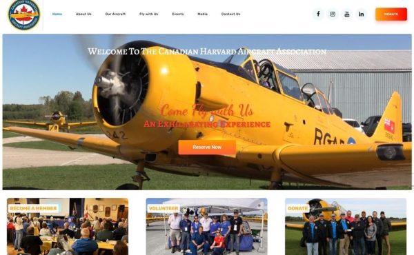 Canadian Harvard Aircraft Association Website
