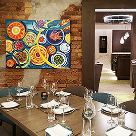 Corporate Art, Flor Dois Restaurant, Joy - Stella Jurgen