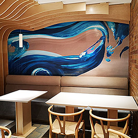 Corporate Art, Flor Dois Restaurant - Water - Stella Jurgen