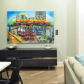 Corporate Art, Pianosi Developers, Perspective Condo, Events Room - Stella-Jurgen