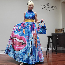 Colour Me - Artistic Gown - Stella Jurgen Fashion