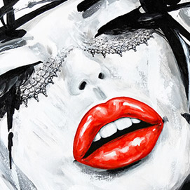 My Funny Valentine - Acrylic on Canvas - Stella Jurgen - DONATED