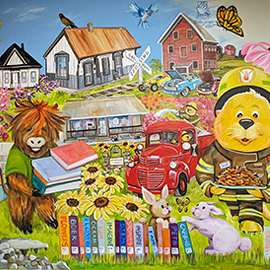 Oxford County Library Otterville Branch Mural