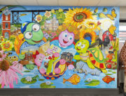 Oxford County Library, Tillsonburg Branch. Mural for the children's area.