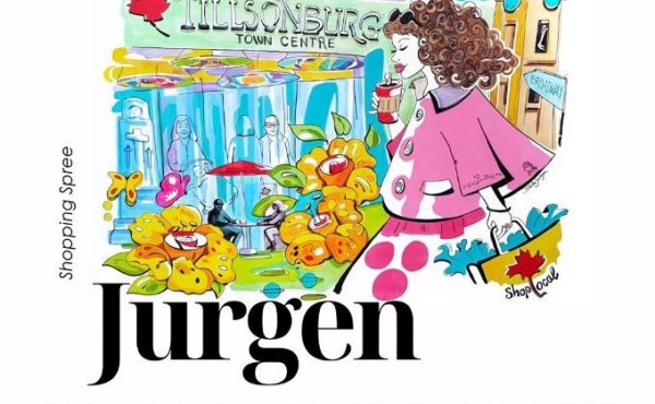 Tillsonburg Town Centre Gallery of Goods features 1 of 3 artists including Stella Jurgen and her "Shopping Spree"