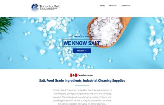Toronto Salt WordPress Website