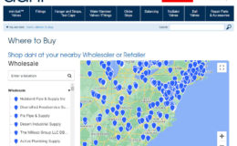 Dahl Valve Wholesale Map